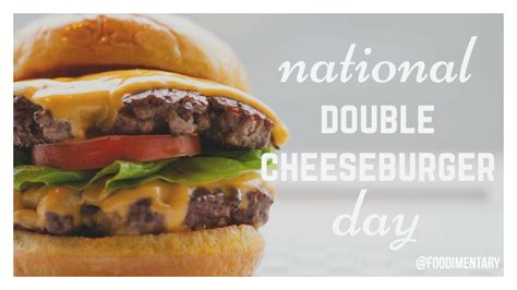national double cheeseburger day